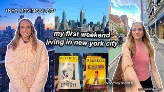 moving to nyc vlog 06. the ups & downs of new york city, chatty vlog, grwm, & 2 broadway shows !!