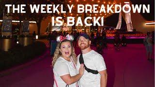 The Weekly Break Down is Back! The WDW Couple Podcast