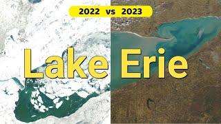 Lake Erie Feb 2022 v Feb 2023