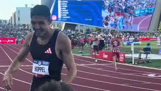 Men’s 800m Semifinal Heat 3, 2024 U.S. Olympic Trials, Bryce Hoppel, Jonah Koech, Eric Holt