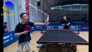 Coach Chen 34  - How to Have a good backhand topspin gesture