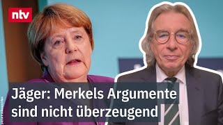 Russland-Aussagen in Memoiren - Jäger: Merkels Argumente sind nicht überzeugend | ntv