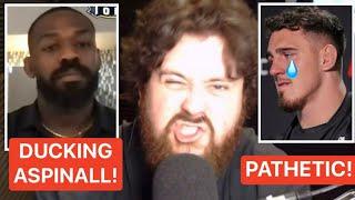 THE MMA GURU RIPS JON JONES FOR DUCKING TOM ASPINALL IF HE BEATS STIPE MIOCIC AT UFC 309?