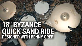 Meinl Cymbals - Benny Greb - 18" Byzance Quick Sand Ride