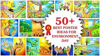 Environment Day Poster Ideas to win competition / 50 plus unique Drawing ideas