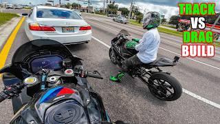 BMW M1000rr Plays With STRETCHED S1000rr 