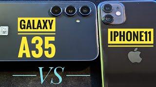 Galaxy A35 VS iPhone 11 | Samsung VS iPhone la 1000 LEI