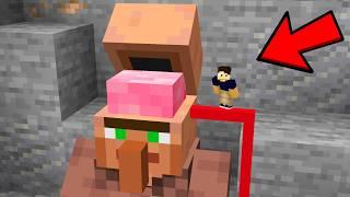 Entrei na CABEÇA dos MOBS no Minecraft