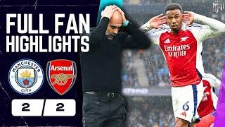 MASSIVE ARSENAL POINT! City FLOP! Manchester City 2-2 Arsenal Highlights