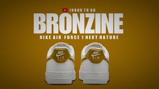 BRONZINE 2023 Nike Air Force 1 Next Nature DETAILED LOOK + PRICE