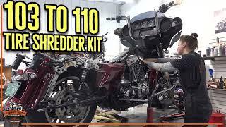 100 Horsepower Club! - 103 to 110 Screamin' Eagle Tire Shredder Kit Installation