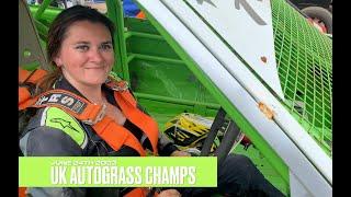 HELEN BLAKE IN THE CAB AT UK AUTOGRASS CHAMPIONSHIPS AT BLYTON PARK - 24.6.23 - RACE 1 - 4K