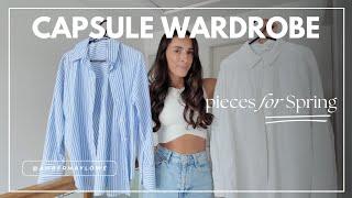 SPRING CAPSULE WARDROBE 2024 | STYLING | ESSENTIAL PIECES FOR YOUR OUTFITS | BASICS | NEUTRAL STYLE