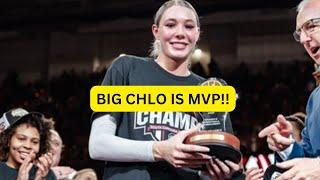 SOUTH CAROLINA STAR CHLOE KITTS WINS MVP OF SEC TOURNAMENT! MILAYSIA FULWILEY & SANIA FEAGIN HONORED