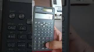 scientific calculator (casio fx991MS).