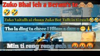 Zuko Bhai leh a Beram's te| Pubg Mizo Voice Best  Funny | PUBG MOBILE