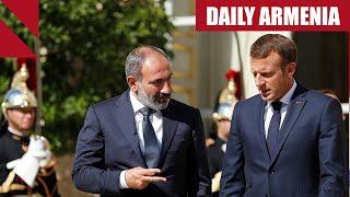 Pashinyan, Macron meet in Budapest