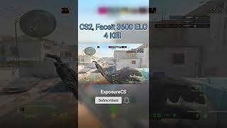CS2, Faceit 3600 Elo, 4 Kill! #shorts #cs2 #keşfet #cs2clips #cs2highlights #csgo #counterstrike2