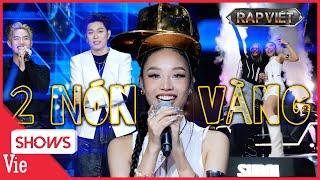 Nữ Rapper Shayda ẵm trọn 2 NÓN VÀNG, remake bài HÀO QUANG cùng Pháp Kiều, Dương Domic| Rap Việt 2024