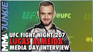 Lucas Almeida prioritizes excitement for UFC debut | #UFCVegas56 media day
