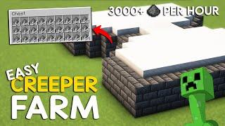 Minecraft Easy Creeper Farm 1.21 Tutorial - 3000+ Gunpowder Per Hour