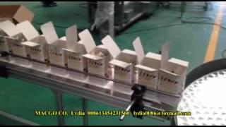 Vertical carton filling machine with multihead weighing system