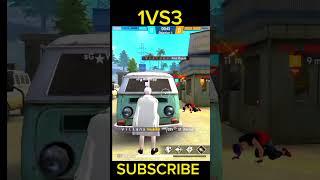 1VS4 Clutch  I Can Do it this Situation | Free Fire  | #freefire #shortsfeed #status #viral