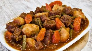 I have never tasted such a delicious stew! Meat that melts like butter.