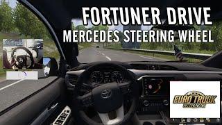 "Ultimate Fortuner Drive in ETS2  Powerful Part -1 With Mercedies Handmade Gaming Steering Wheel