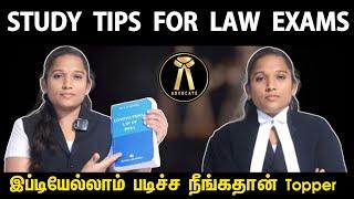 STUDY TIPS FOR LAW EXAMS | நீங்கதான் TOPPER..! | BALLB | LLB | LAW STUDENTS | VETRI LAW TODAY