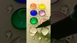 Amazing Water Drop Drawing #waterdropeffects #shorts #diy  #youtubeshorts