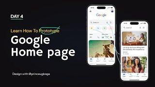 How To Prototype Google Home Page Figma Deisign