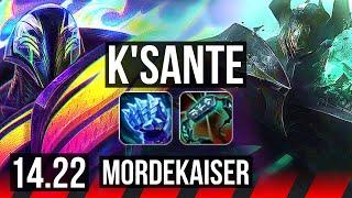 K'SANTE vs MORDEKAISER (TOP) | KR Grandmaster | 14.22