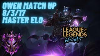 Wild Rift : Shen VS Gwen main, Master Elo [Replay]