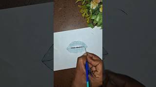 Lips Colouring Drawing  #drawing #youtubeshorts #viralshorts #shorts