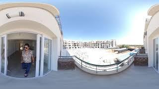 360° VR One Bedroom Apartment Sea View Buy Property in North Cyprus 5K Vlog imobiliar 4K Thalassa 3D