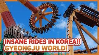 THE MOST THRILLING AMUSEMENT PARK IN KOREA!! | GYEONGJU WORLD | 경주월드 | KOREA VLOG