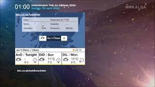 BBC Alba Closedown (6th/7th April 2024)/Dùin BBC Alba (6mh/7mh A’ Ghiblean 2024)