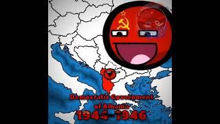 Albania's History  | #countryballs #albania #history #shorts