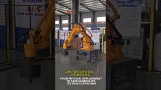 From physical replacement to task scheduling, its role is evolving#robotic #machine