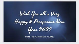 #happynewyear2023 from Dr. Om & Family.