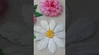 Daisy - Embroidery for beginners #shorts