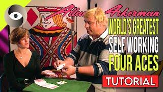 How to have spectators card find four aces! | Saturday Sorcery Allan Ackerman tutorial