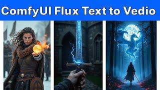 Flux ComfyUI Convert Text to Video Workflow | Using Flux Workflow