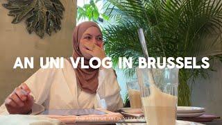 Fall vlog studying in Brussels, study and coffee dates 