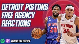 Detroit Pistons Free Agency Reactions With Lazarus Jackson | Pistons Talk Podcast