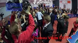 20170323, Prime Minister, Justin Trudeau, CCTTA, Table Tennis, PIng Pong, Mary Ng