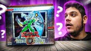 Opening a *RARE* $1,200 Yugioh Booster Box! (Enemy Of Justice)