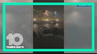 Parts of Tampa Bay area flooded due to Tropical Storm Eta