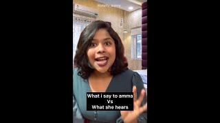 What i say to amma vs what she hears | STEFFY SUNNY #malayali #malayalamvines #shorts #malayalam